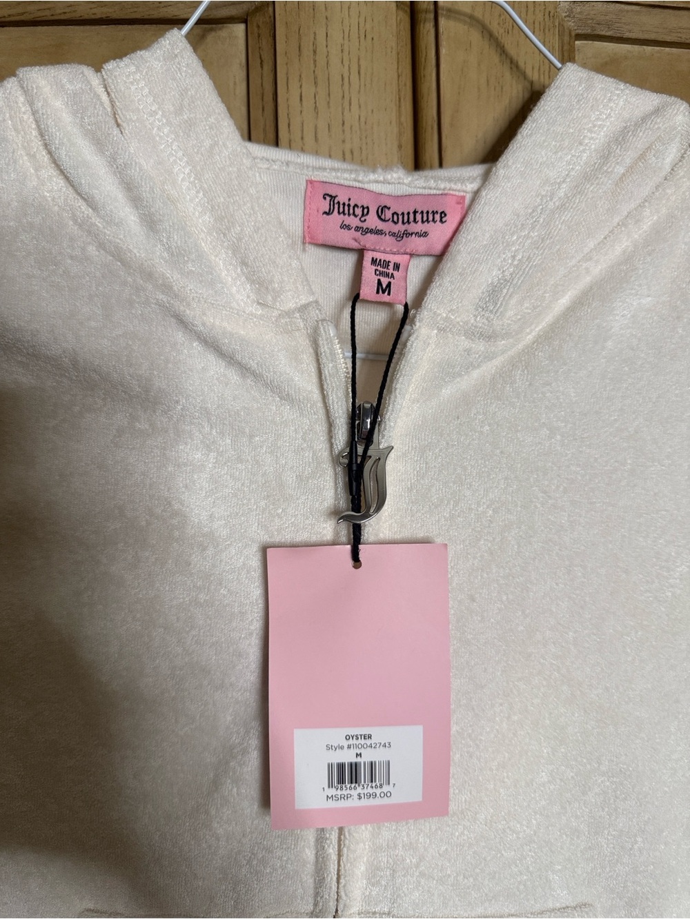 Juicy Couture🔥 Iconic Terry Oyster Bling Hoodie Tracksuit Set - Picture 7 of 10